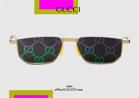 occhiali gucci scritte